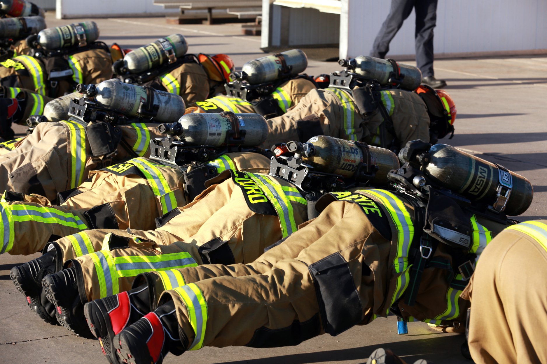 Fire Recruit Push ups